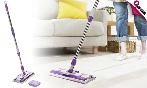 Mop with Extra Wipe!